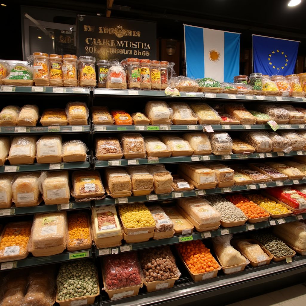 Productos alimenticios argentinos en mercado europeo